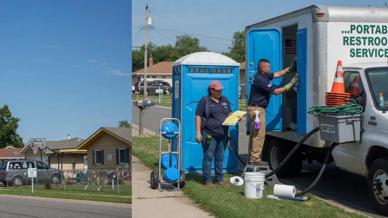 Portable Toilet Rental in Pleasantville, IA near me